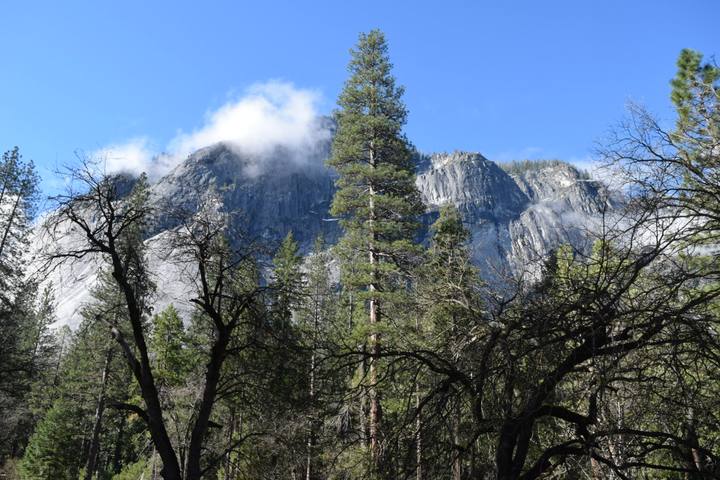 Granite peaks in Yosemite